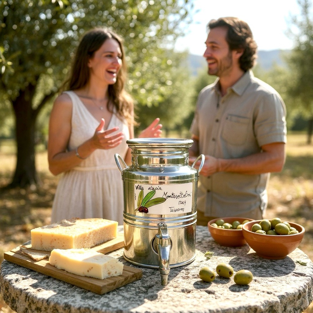 RARE Professional Grade Stainless Steel Olive Oil Dispenser Italy 3L - Picture 15 of 16